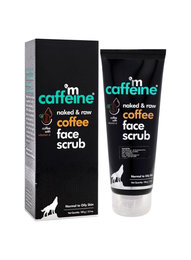 mCaffeine Coffee Tan Removal Face Scrub (100gm) | Exfoliate Scrub | Blackhead Remover, Whitehead Remover, Dead Skin Remover, Detan Pack | Caffeine & Walnut Scrub for Face | Face Scrub For Women & Men - Image 2